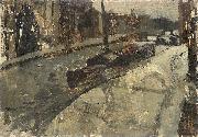 George Hendrik Breitner, The Prinsengracht at the Lauriergracht, Amsterdam